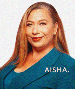 How Cool. Is This. 1 Photo, Aisha McCain, with the word "AISHA"